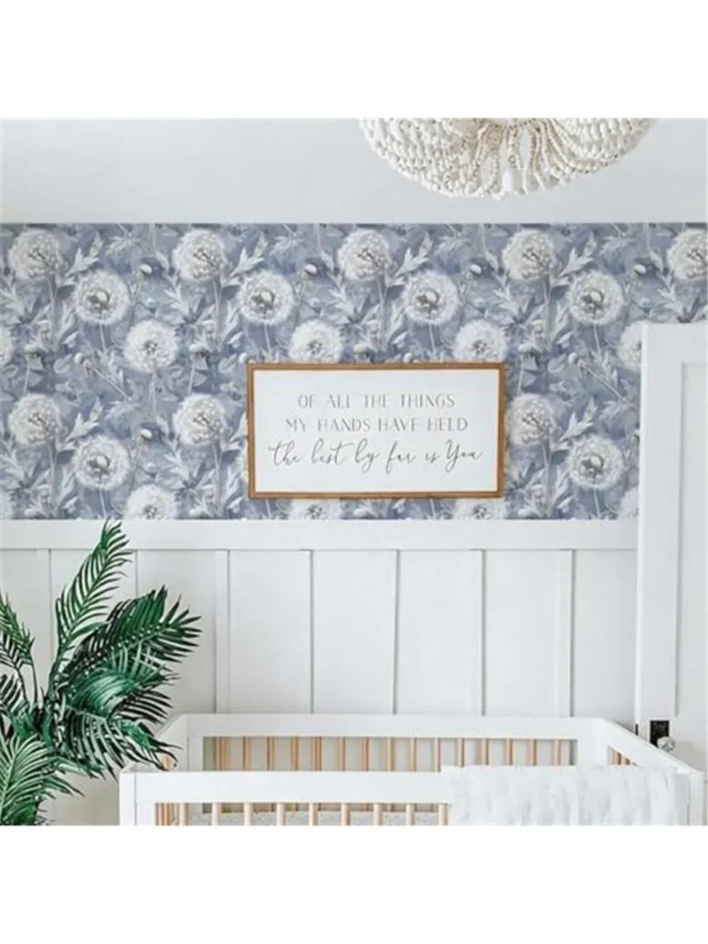 Blue Floral Peel Stick Wallpaper Removable Vinyl Contact Paper Home Decor Roll